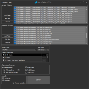 Batch Relink 3D Files (Application) | Kstudio - 3ds Max Plugins