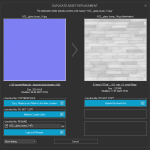 Collect Bitmaps - Duplicate Asset Replacement dialog