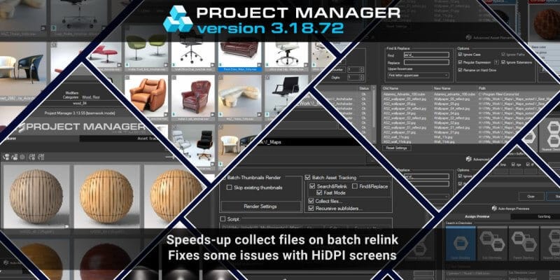 Project Manager version 3.18.72 | New version of Asset Browser ...
