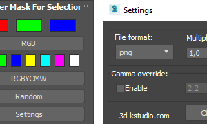 Material-Object ID Manage – Render Mask For Selection