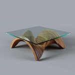 Cofee table. Spline Flow - modeling plugin for 3DS Max