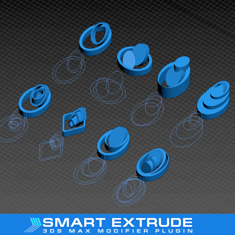 Smart Extrude - 3Ds Max Modifier Plugin | Kstudio - 3Ds Max Plugins