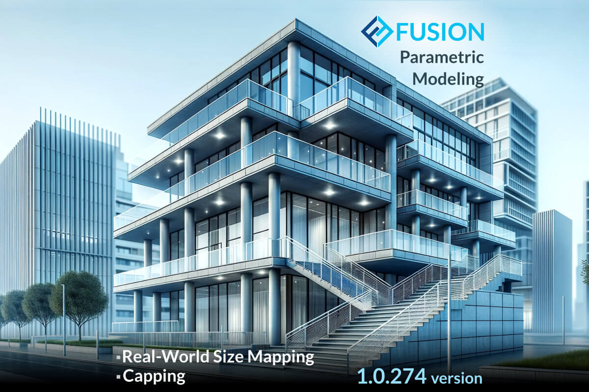 Fusion version 1.0.274 - Real-World Size Mapping. Capping