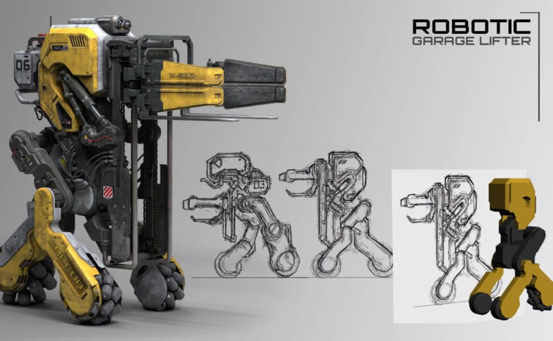 Garage Lifter sketches