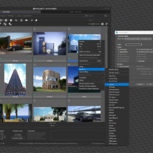 Export multiply 3D files using Project Manager
