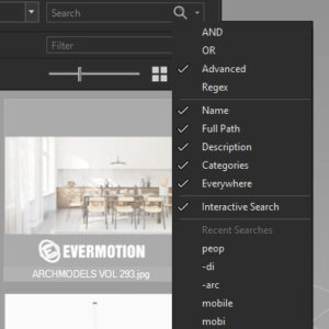 Project Manager - Interactive Search whole database