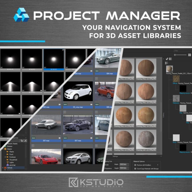 Project Manager - Your Navigation System for 3D Asset Libraries