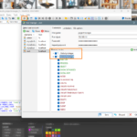 HeidiSQL User manager — the projectmanager account, From host 192.168.1.X, Global privileges expanded with CREATE TABLESPACE ticked.