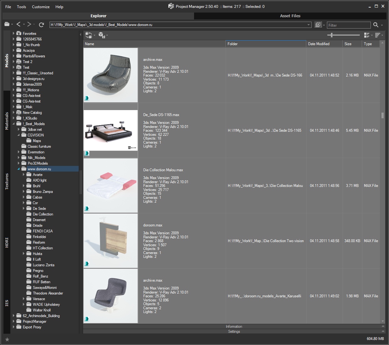 3ds Max Browser