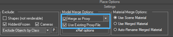 Merge as proxy