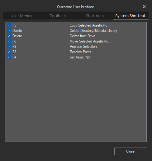 Customize User Interface