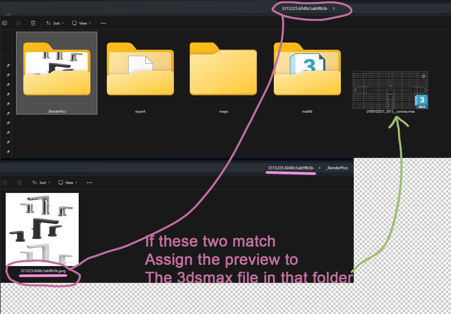 Better auto assign previews for 3dsky 